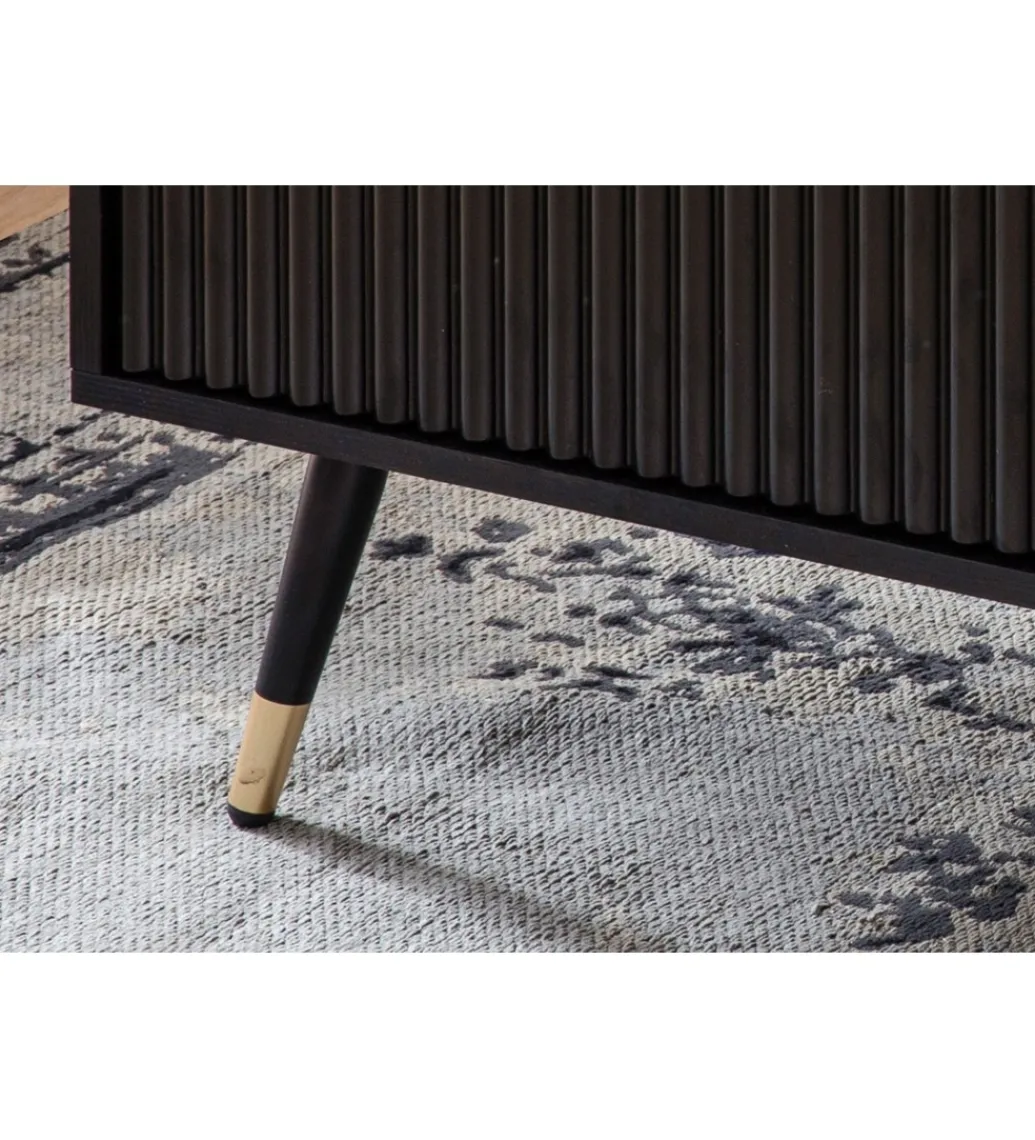 Stolik kawowy GLIMER 110 cm czarny*WOHNLING, GERMANY Best