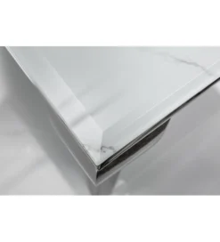 Stolik kawowy GLORIA 100 cm w optyce marmuru*Invicta Interior Discount