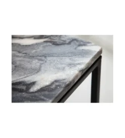 Stolik Kawowy GORAN 50 Cm Marmur Szary*Invicta Interior Online