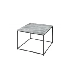 Stolik Kawowy GORAN 50 Cm Marmur Szary*Invicta Interior Online