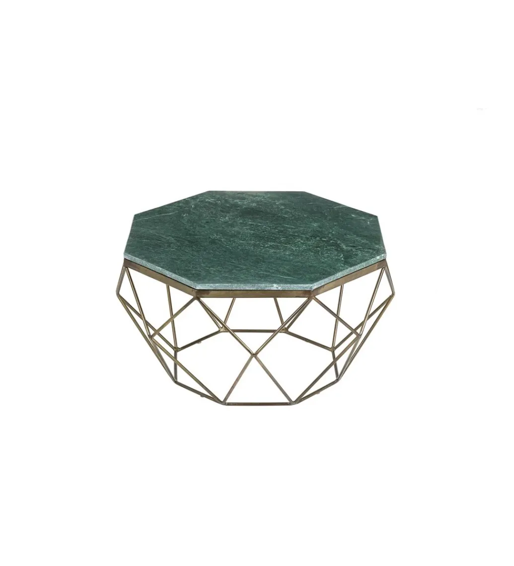 Stolik Kawowy GORAN II 69 Cm Marmur Zielony*Invicta Interior Discount