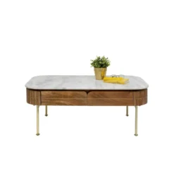 Stolik kawowy GRACE 110 cm Drewno Mango*KARE
