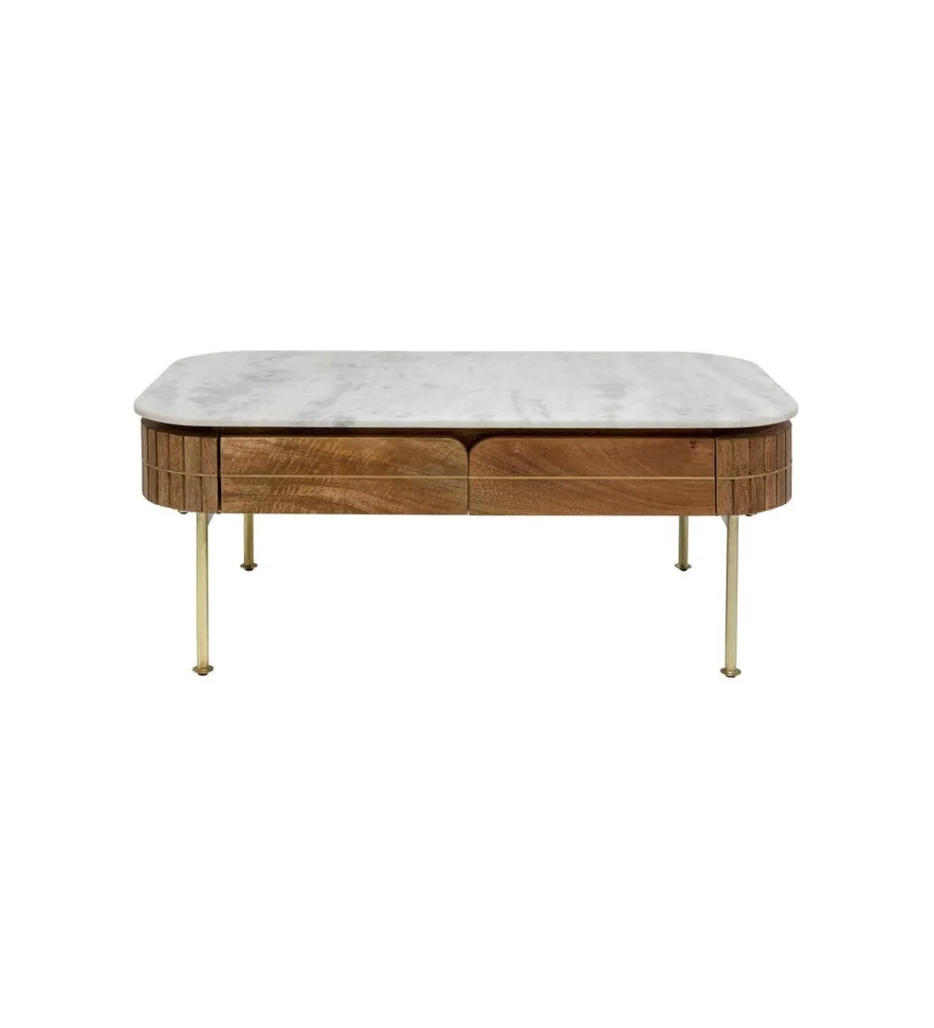 Stolik kawowy GRACE 110 cm Drewno Mango*KARE