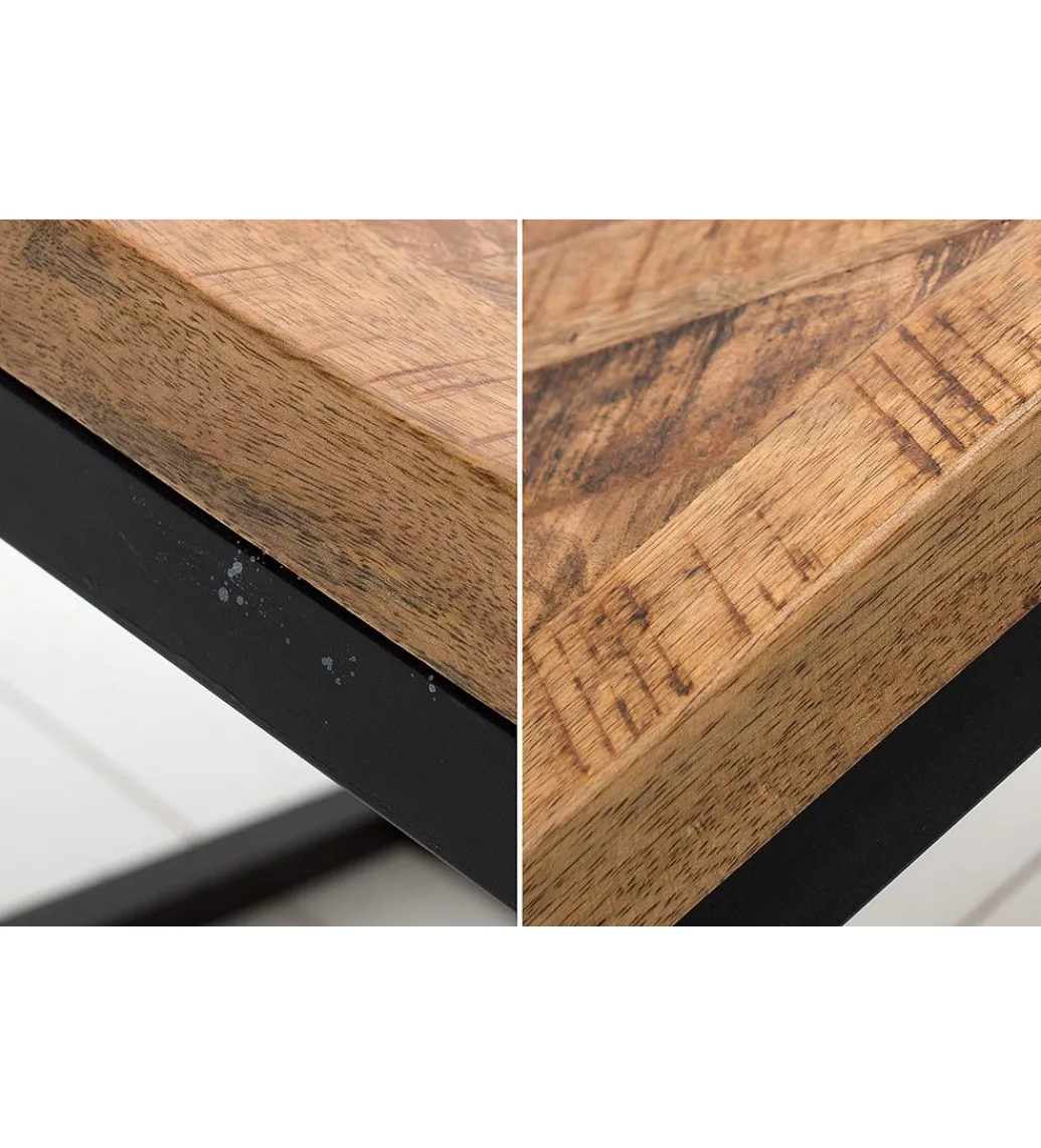 Stolik kawowy GRANDE Infinity Home 100 cm drewno Mango*Invicta Interior - przedsprzedaż Clearance