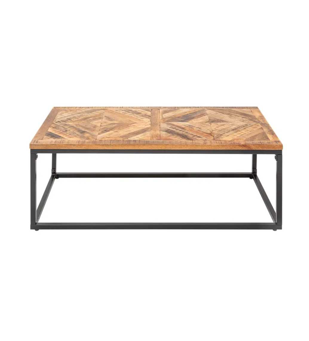 Stolik kawowy GRANDE Infinity Home 100 cm drewno Mango*Invicta Interior - przedsprzedaż Clearance