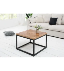 Stolik kawowy GRANDE Infinity Home 60 cm drewno mango*Invicta Interior