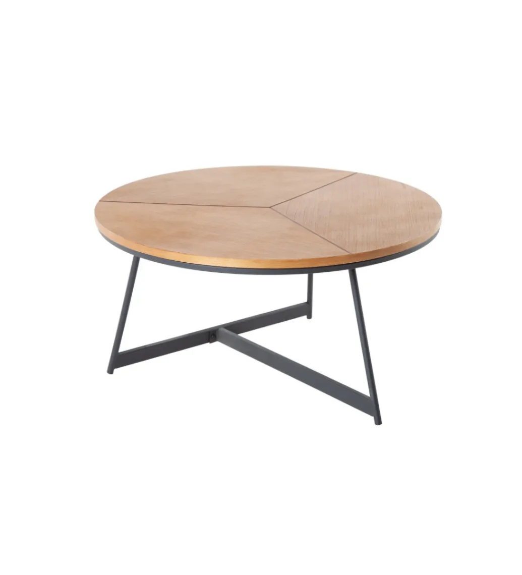 Stolik kawowy GRENADA 80 cm w optyce dębu*Invicta Interior Outlet