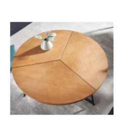 Stolik kawowy GRENADA 80 cm w optyce dębu*Invicta Interior Outlet