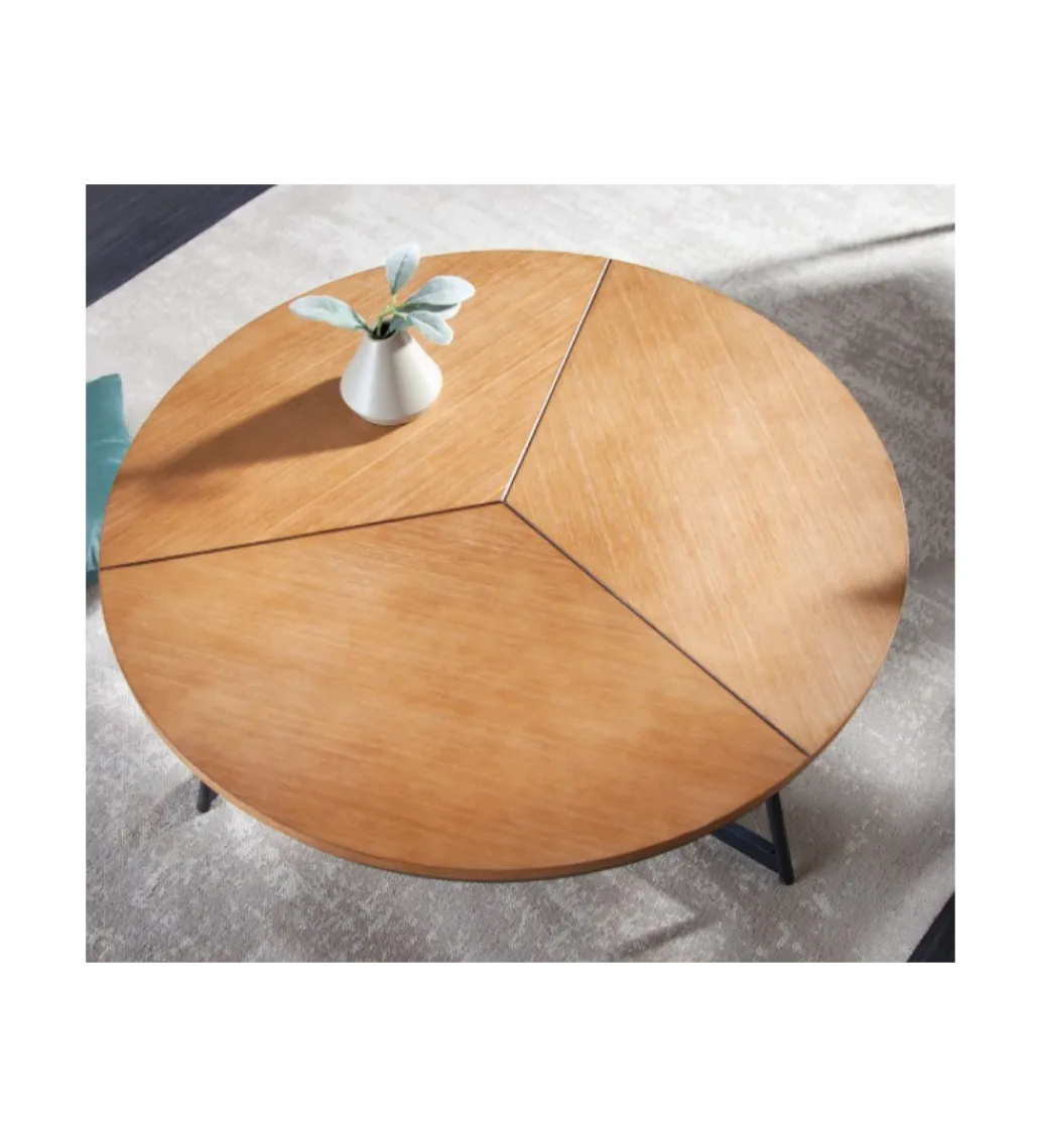 Stolik kawowy GRENADA 80 cm w optyce dębu*Invicta Interior Outlet