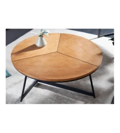 Stolik kawowy GRENADA 80 cm w optyce dębu*Invicta Interior Outlet