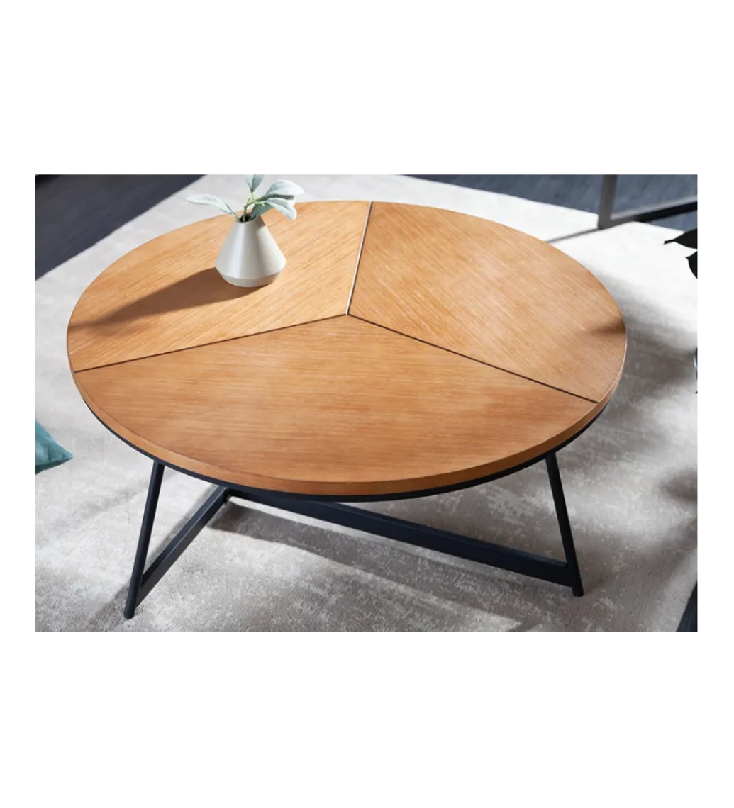 Stolik kawowy GRENADA 80 cm w optyce dębu*Invicta Interior Outlet