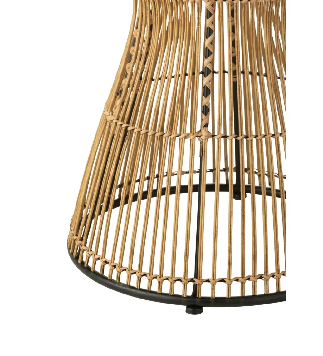 Stolik kawowy GROOVES 63 cm rattan*J-Line Best