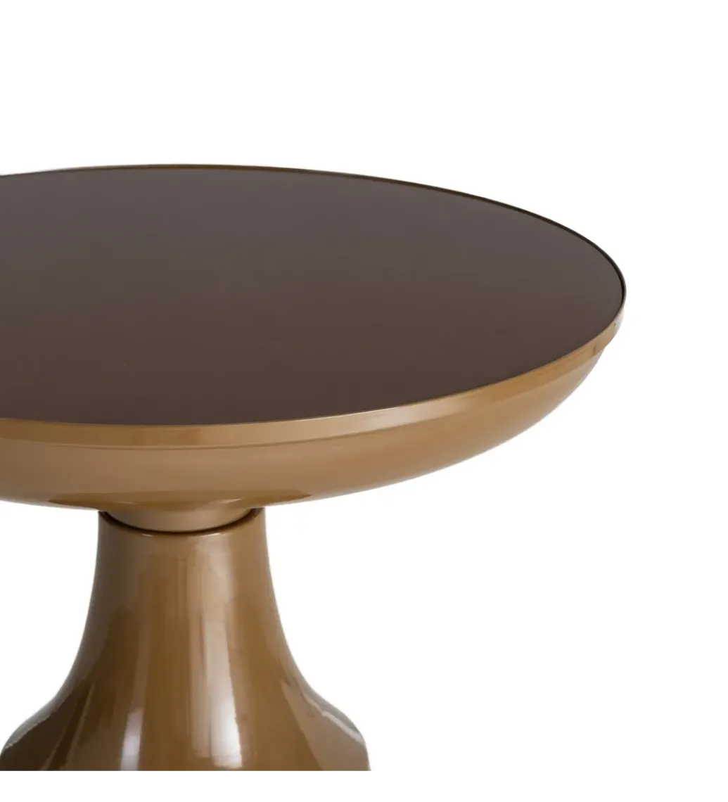 Stolik kawowy HAERW 61 cm brązowy*Zona-Design