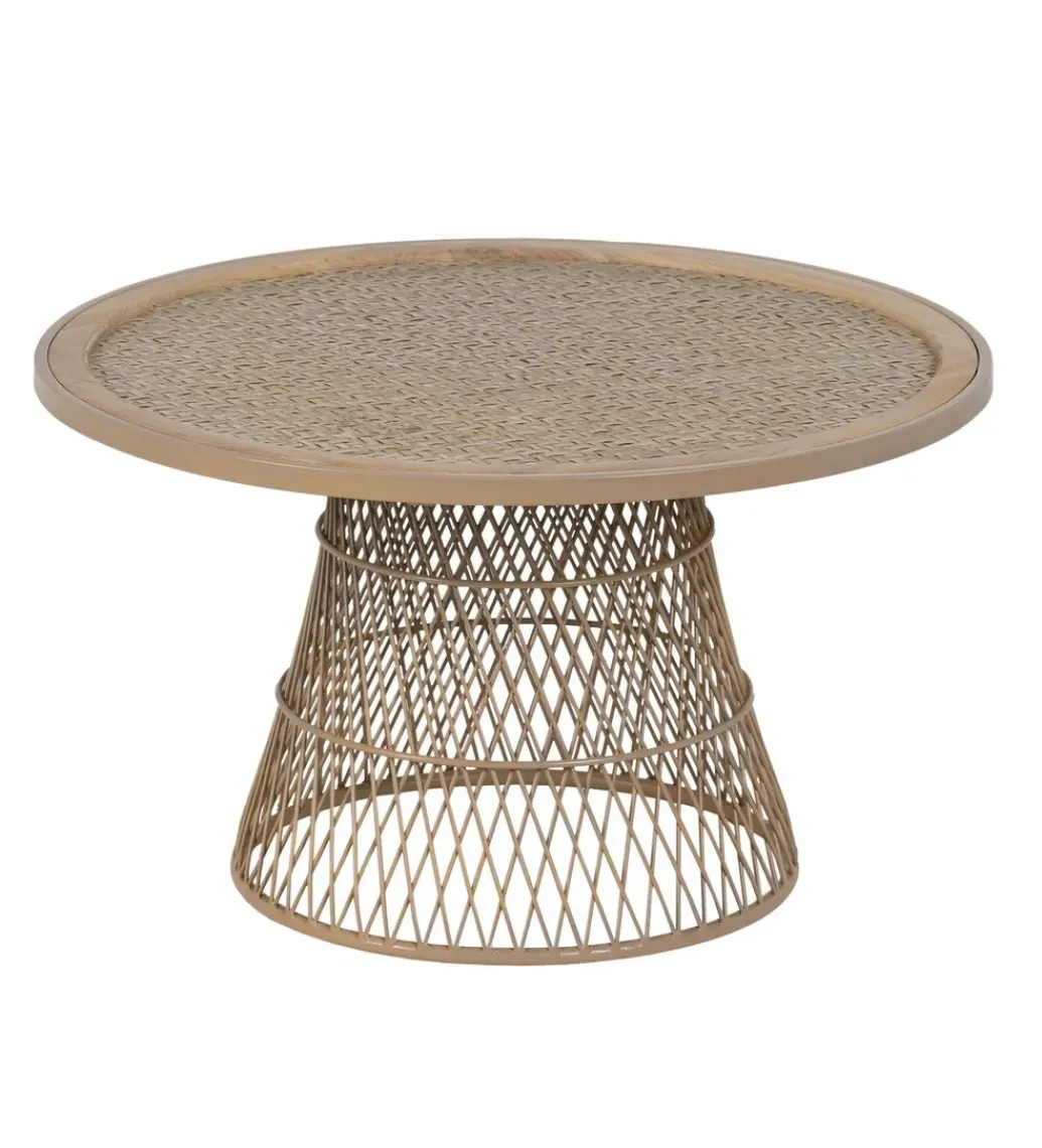 Stolik kawowy HAMUN 70 cm ratan*Zona-Design Outlet
