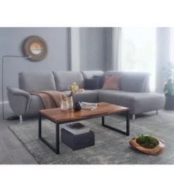 Stolik kawowy HAUK 110 cm drewno sheesham*WOHNLING, GERMANY Online