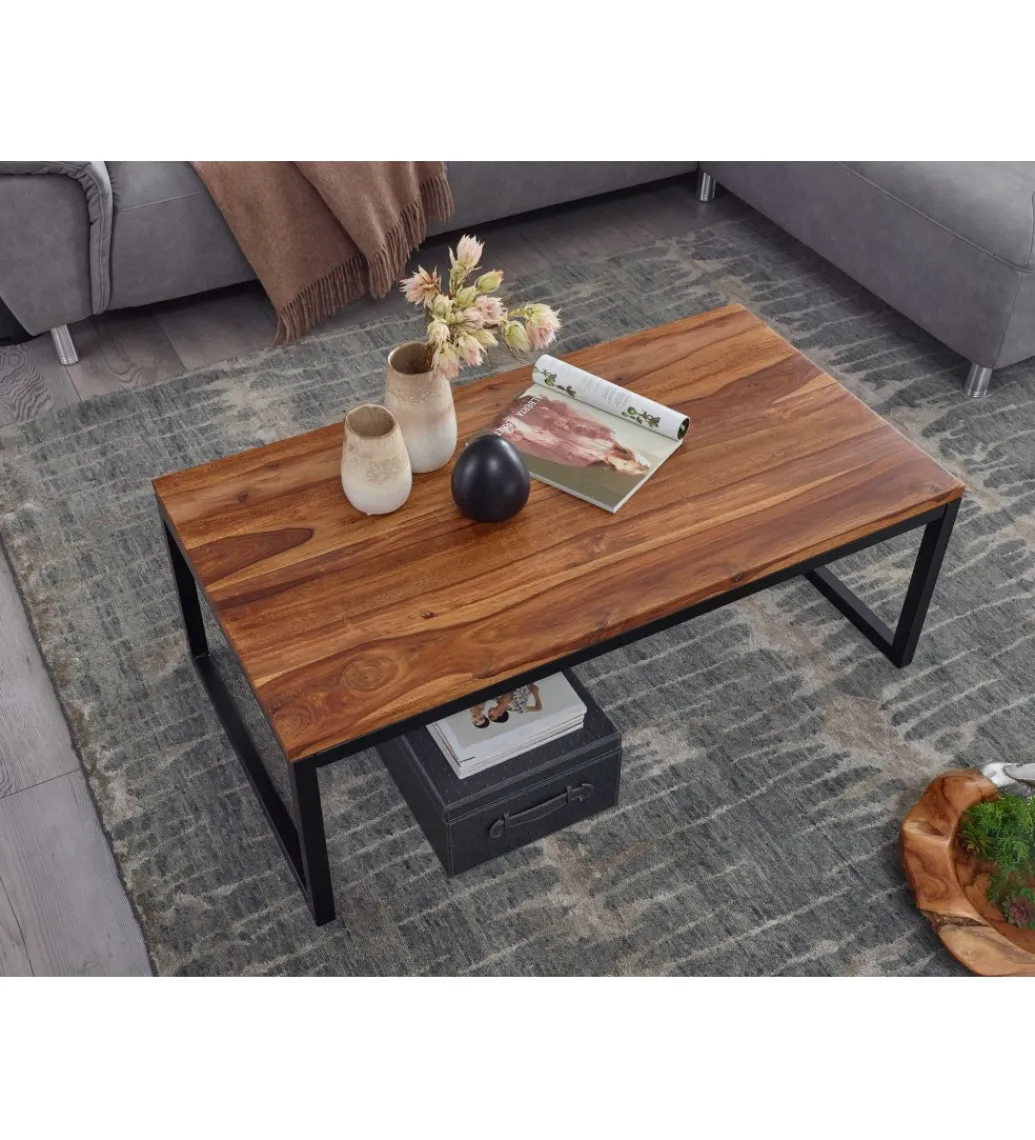 Stolik kawowy HAUK 110 cm drewno sheesham*WOHNLING, GERMANY Online