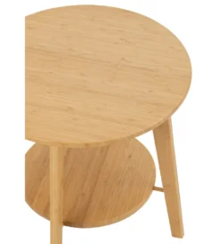 Stolik kawowy HERMA 50 cm bambus naturalny*J-Line New