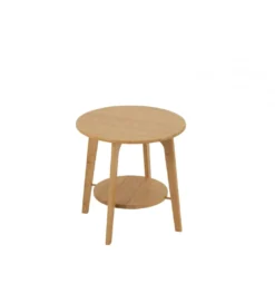 Stolik kawowy HERMA 50 cm bambus naturalny*J-Line New