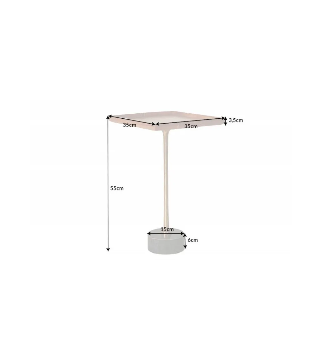 Stolik kawowy HOBART 35 cm drewno akacja*Invicta Interior Sale