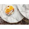 Stolik kawowy HOBRO set 2 w optyce białego marmuru OUTLET*WOHNLING, GERMANY Discount