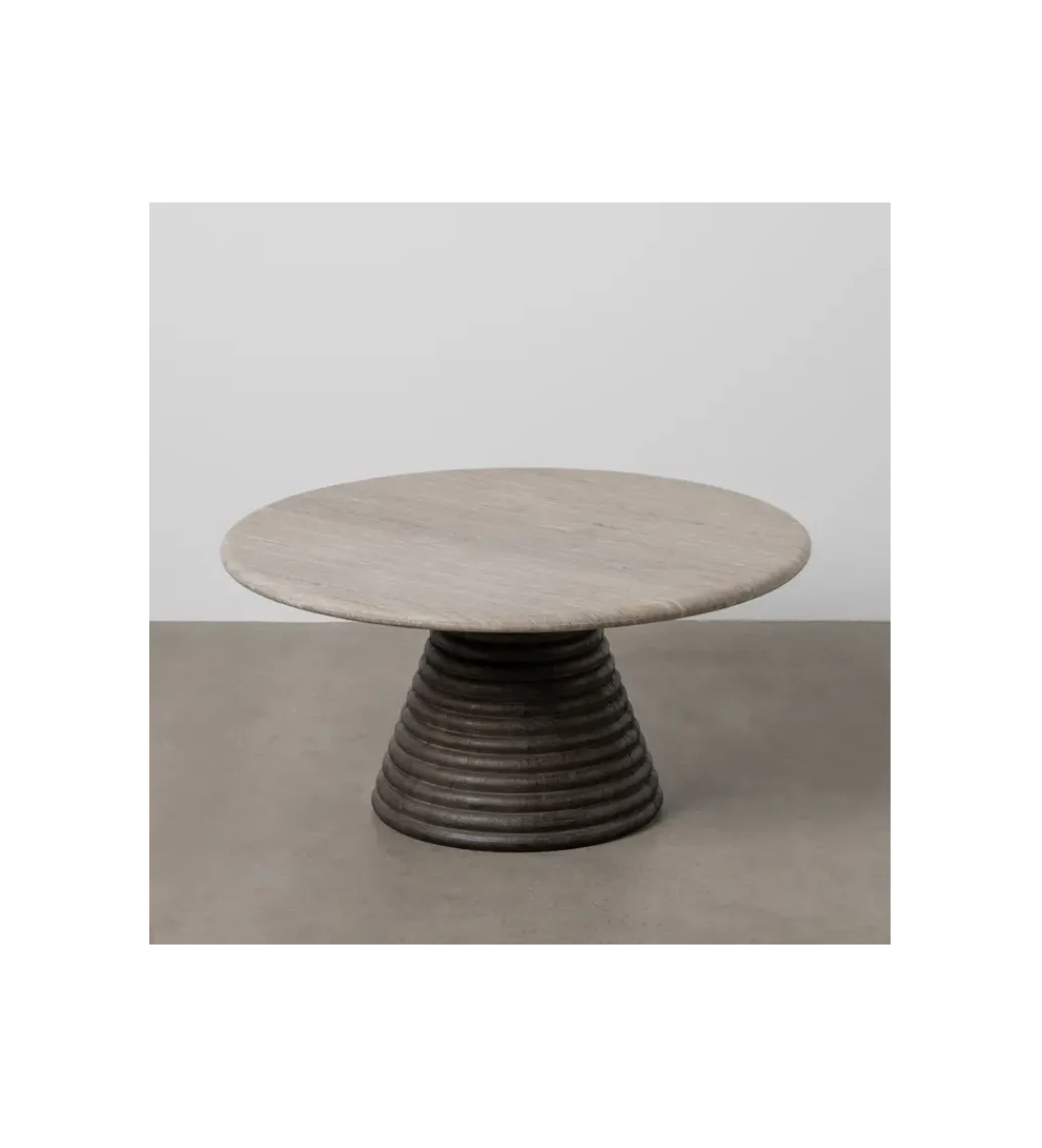 Stolik kawowy HYGYD 90 cm drewno mango*Zona-Design New