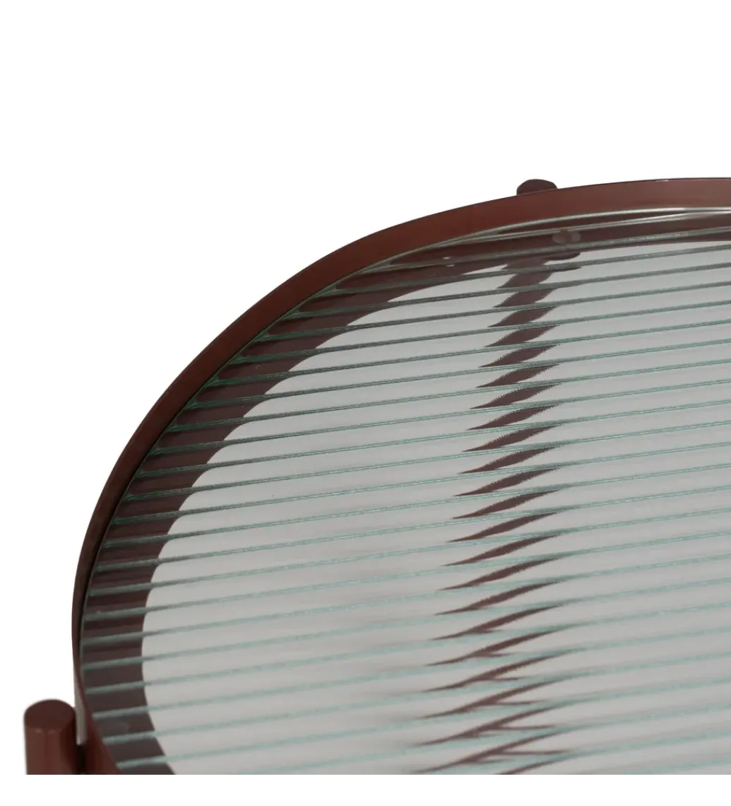 Stolik kawowy INDUSTRIAL 55 cm Ciemna Terakota*Zona-Design Hot