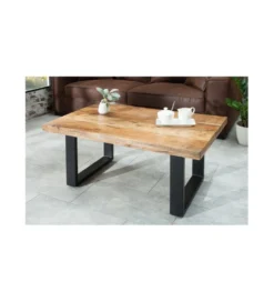 Stolik kawowy Iron Craft 100 cm drewno mango*Invicta Interior Outlet
