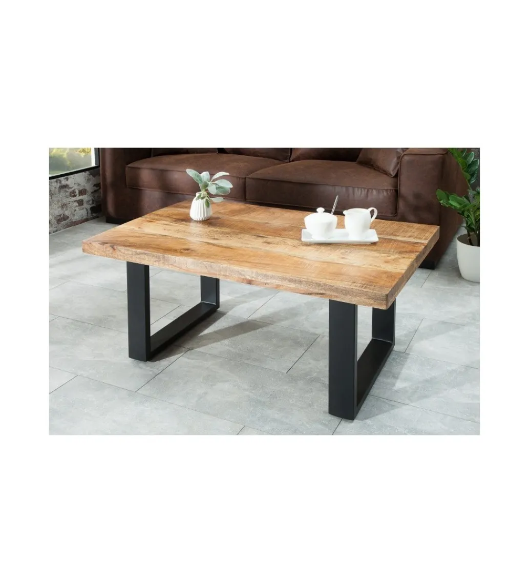 Stolik kawowy Iron Craft 100 cm drewno mango*Invicta Interior Outlet