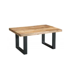 Stolik kawowy Iron Craft 100 cm drewno mango*Invicta Interior Outlet