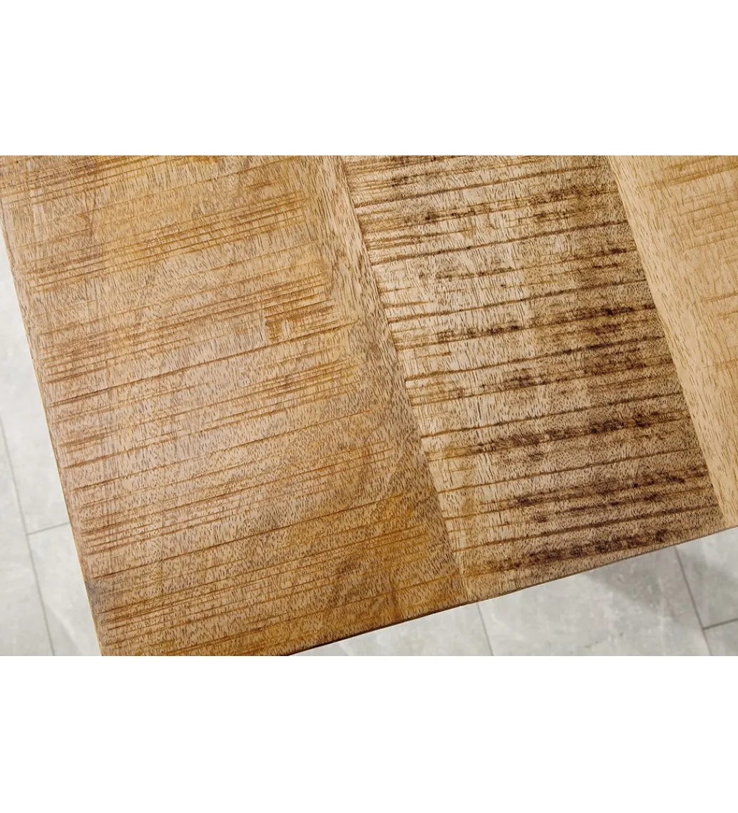 Stolik kawowy Iron Craft 60 cm drewno mango*Invicta Interior Sale