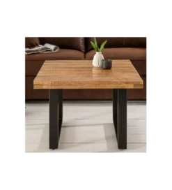 Stolik kawowy Iron Craft 60 cm drewno mango*Invicta Interior Sale