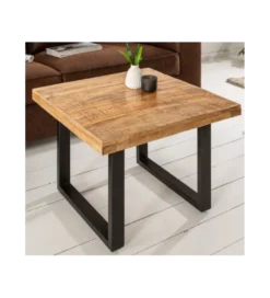 Stolik kawowy Iron Craft 60 cm drewno mango*Invicta Interior Sale