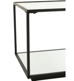 Stolik kawowy ITAGOT 50 cm czarny*J-Line New