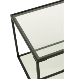 Stolik kawowy ITAGOT 50 cm czarny*J-Line New