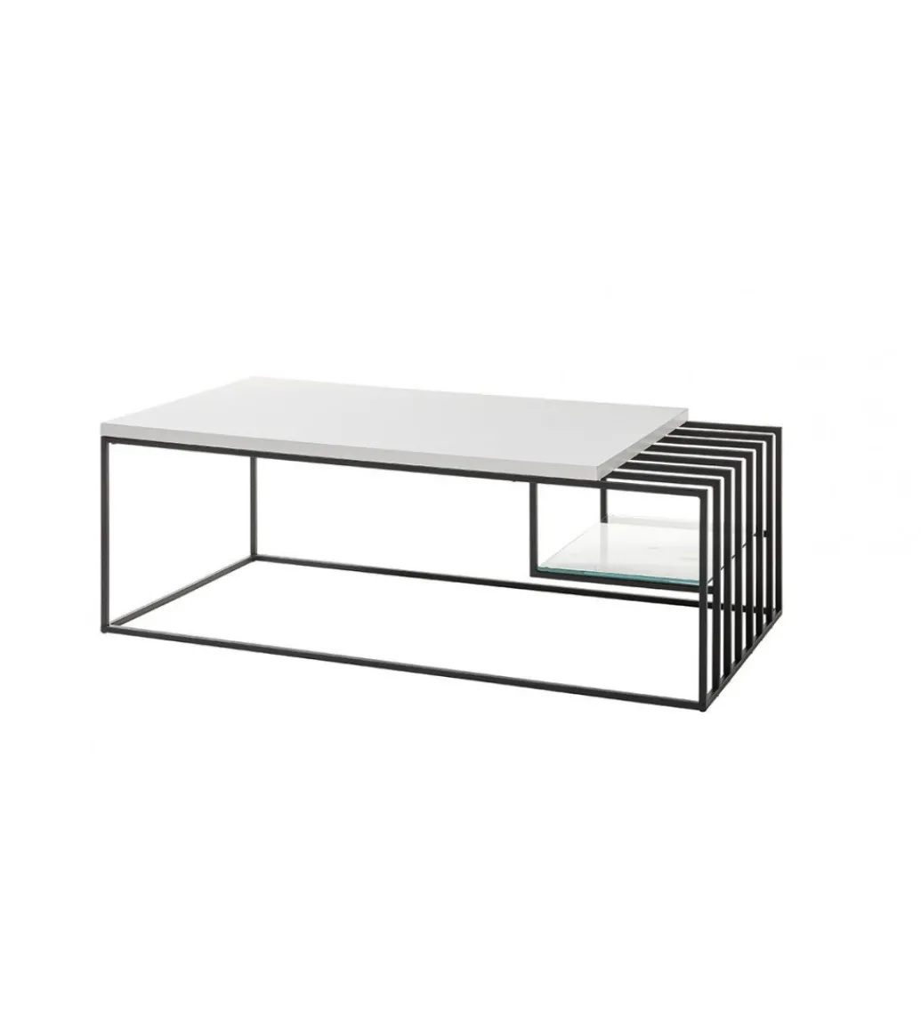 Stolik kawowy JUBA 120 cm biały*MCA Outlet