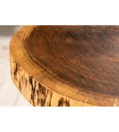 Stolik kawowy KAKADU Goa 40 cm drewno akacja*Invicta Interior New