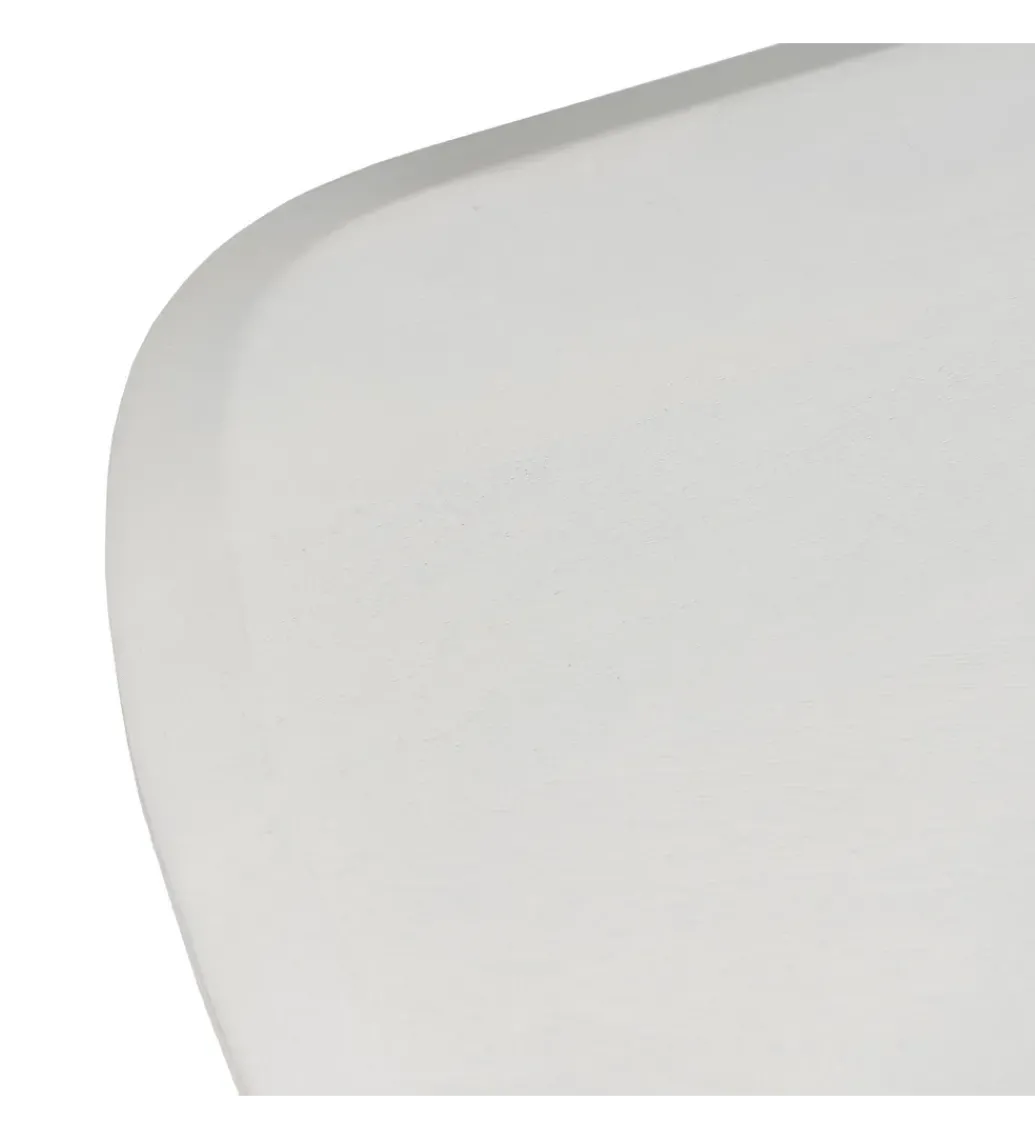 Stolik kawowy KARAZ 130 cm drewno akacja różowo-biały*Zona-Design Online