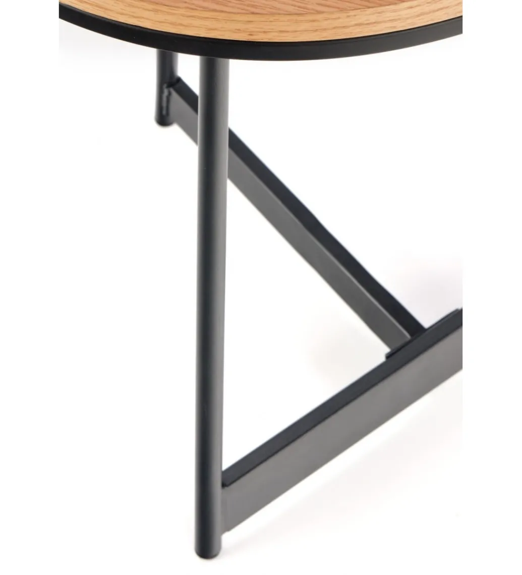 Stolik kawowy KARIDA 45 cm w optyce dębu*Halmar