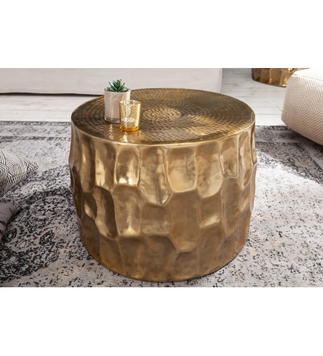 Stolik Kawowy Kerrasch 55 Cm złoty*Invicta Interior Best