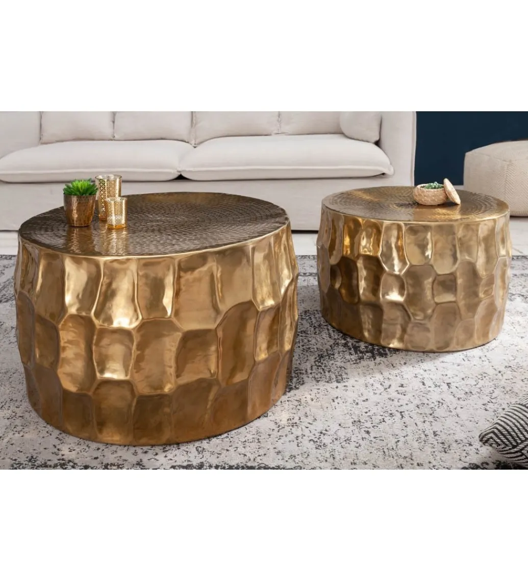Stolik Kawowy Kerrasch 55 Cm złoty*Invicta Interior Best