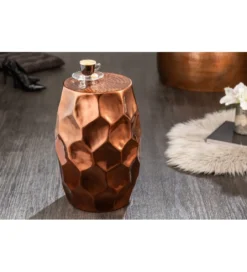 Stolik Kawowy Kerrash 30 Cm Miedziany*Invicta Interior Online