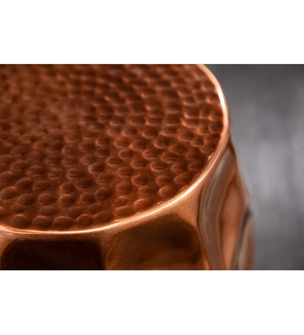 Stolik Kawowy Kerrash 30 Cm Miedziany*Invicta Interior Online