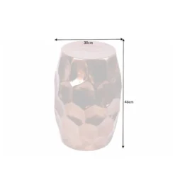 Stolik Kawowy Kerrash 30 Cm Miedziany*Invicta Interior Online