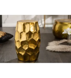 Stolik kawowy Kerrash 30 cm złoty*Invicta Interior Clearance