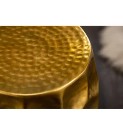 Stolik kawowy Kerrash 30 cm złoty*Invicta Interior Clearance