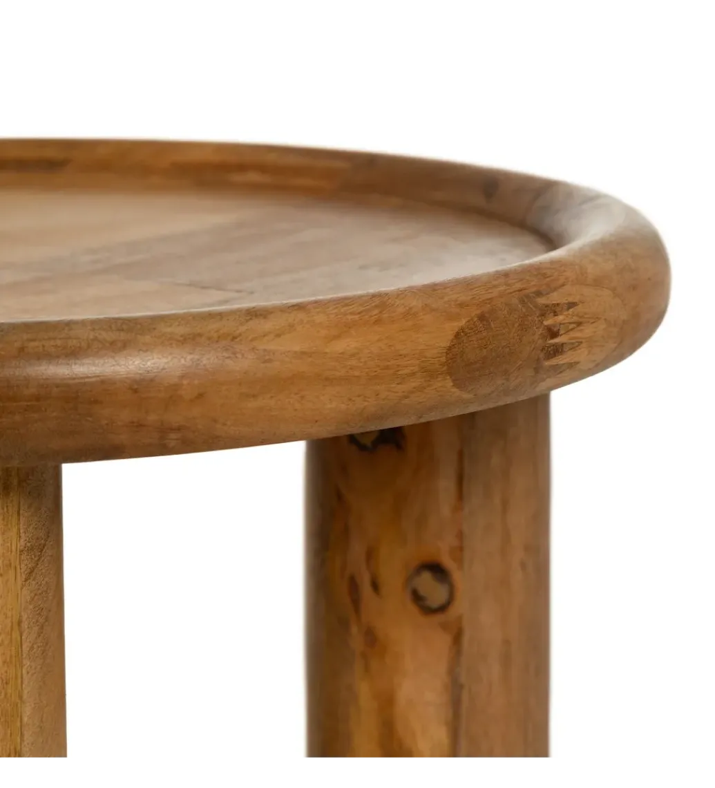Stolik kawowy KODI 42 cm drewno mango*Zona-Design