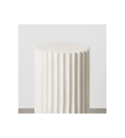 Stolik kawowy kolumna GREKA 60 cm biały*Zona-Design Discount