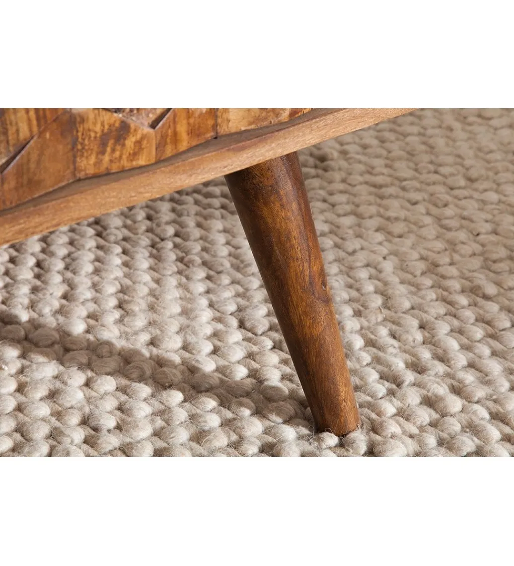 Stolik kawowy Komodo Mystic Living 100 cm drewno Sheesham*Invicta Interior Best