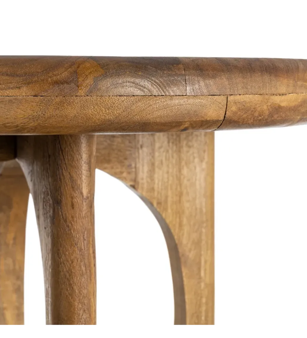 Stolik kawowy KONECEN 55 cm drewno mango*Zona-Design Best