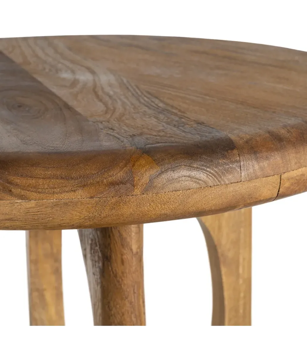 Stolik kawowy KONECEN 55 cm drewno mango*Zona-Design Best